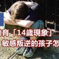 家庭教育「14歲現象」：敏感叛逆的孩子怎麼教