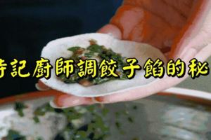 特級廚師調餃子餡的秘方！（珍藏版，葷素都有）