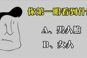 圖像測試：第一眼你看到什麼？測你的各方面性格！