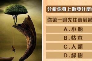 【心理測驗題目】你第一眼先註意到哪裡呢？分析你身上散發什麼氣場！