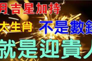 7月吉星加持，6大生肖不是數錢，就是迎貴人