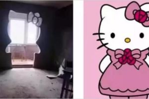 老婆花30萬裝hellokitty粉色公主房,老公看完淚崩……