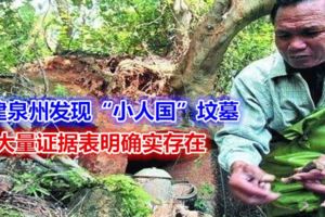 福建泉州發現「小人國」墳墓，大量證據表明確實存在……