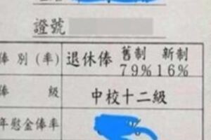 她呆問「爸爸中校12級退伍很大嗎？」接著當她再報上爺爺的軍階時…網友們都跪了！