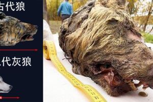 永凍土挖出「冰封4萬年」古代狼　學者震驚：體型超大、毛髮都還在！