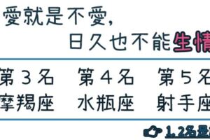 「日久不一定會生情！」對這5大星座來說，不愛就是不愛！再多的「糾纏」都是枉然！