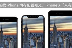 iPhoneX運行內存只有3GB,但是完爆6GB的三星S8,還節省了成本