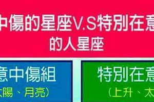 不怕惡意中傷的星座vs 特別在意別人眼光的人星座