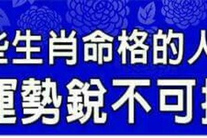 哪些生肖命格的人，猴年運勢銳不可擋？