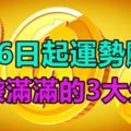 7月6日起運勢飈漲，錢袋滿滿的3大生肖