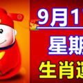 9月17號生肖運勢早知道