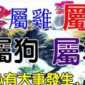 屬狗，屬雞，屬牛，屬羊，4月，必有大事發生，真的准