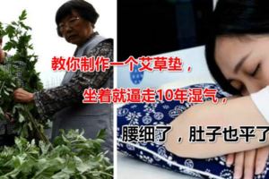 椅子上放個墊子，半個月「逼走」多年濕寒，肚子都平了，腰也細了