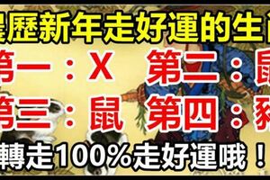 2019年農歷新年，即將「走好運」的生肖，第一名是你嗎？