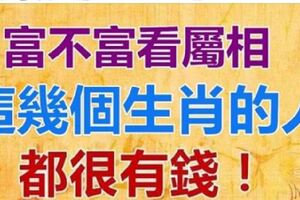 未來7天，好運不斷，財源滾滾進家門，富貴擋不住的五生肖