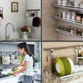 時尚廚房壁掛式收納架，讓你廚房瞬間變高大上，還你干淨和整潔
