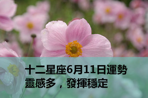 十二星座6月11日運勢：靈感多，發揮穩定