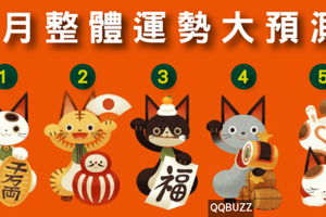 招財貓將為你解析1月份工作、愛情及建康運勢，廢話不多說，快來測試看看吧！