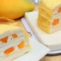 超好吃的芒果千層蛋糕做法~