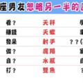 「他在想什麼，到底有沒有把我放在心上！」12星座男因為什麼原因而忽略另一半，太白目的行為我真的支持你揍他一拳！