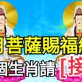 12月菩薩賜福給你，這6個生肖請「接喜」!