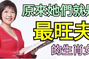 原來她們就是【最旺夫】的生肖女！