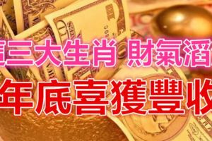 這三大生肖，財氣滔滔，吸金力強，年底喜獲豐收！