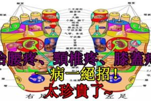 治腰疼、頸椎疼、膝蓋疼，一病一絕招！太珍貴了~