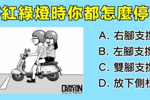 超級準！停紅綠燈時都怎麼停？看穿你深藏的愛情性格！