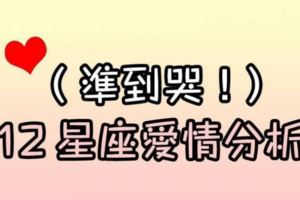 號稱目前為止最多人認為準的一個星座愛情分析！歐洲權威12星座分析大全！