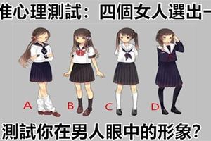 準準準！你喜歡哪個風格的女生？測試你在男人眼中的形象？