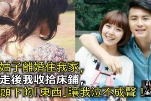 小姑子離婚住我家，她走後我收拾床鋪，枕頭下的「東西」讓我泣不成聲!