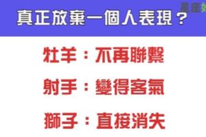 累積太多失望，十二星座真正放棄一個人的樣子好心酸