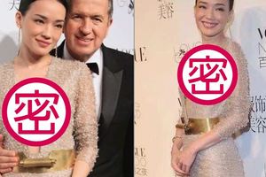 41歲舒淇現身活動，深v長裙性感美艷，網友：這樣給福利馮德倫不會吃醋？