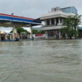 雨狂炸南台灣！台南加油站「水上漂」 