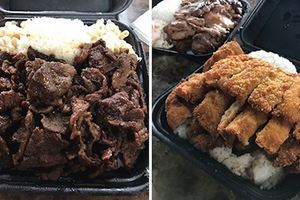 美國便當一餐抵兩餐！　他買牛排便當「肉都溢出來」　鄉民驚嚇：多到有點惡　