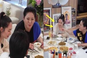 郭碧婷同婆婆一起用餐，誰注意郭碧婷的坐姿？網友：一眼看出家庭地位