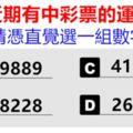 選一組數字，測看你近期有中彩票的運氣嗎？