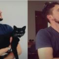 網友每天都抱著不同的貓拍照，好奇他到底養了多少隻貓...原來背後原因這麼暖心！