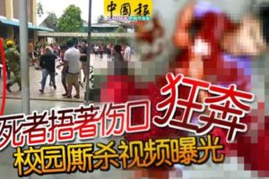 死者捂著傷口狂奔！校園廝殺視頻曝光