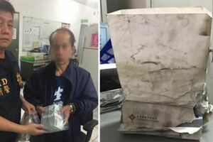 紙袋裝74萬「放超商一個月」險當垃圾，高雄慧眼員警離奇破案，老伯痛哭說了【五個字】讓網友感動落淚，【幸好臺灣人善良】!