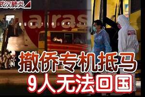 ◤武漢肺炎◢撤僑專機抵馬9人無法回國