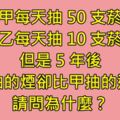 4個只有「被選中的人才答得出來」的燒腦數學題，答對1題是正常人，答對3題已經是天才中的天才。