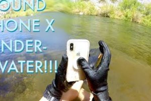 編輯不累河川尋寶員找到IPhoneX！泡水兩週居然還能正常開機