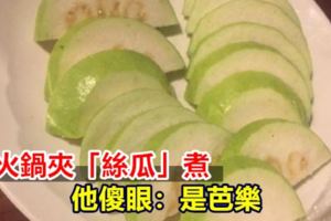 吃火鍋夾「絲瓜」煮他傻眼：是芭樂