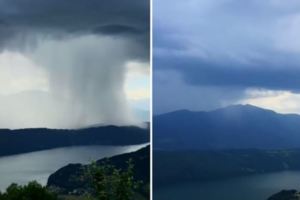 你知道「傾盆大雨」的全貌嗎？縮時攝影讓你一窺這獨特的景象