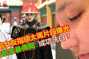 被前女友指頭大罵片段曝光許凱家暴傳聞成功洗白？