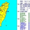 08:17規模4.8地震震度4級
