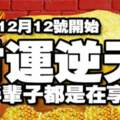 12月12號開始財運逆天，下半輩子都是在享福的生肖