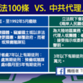 社論》厲害了小英 召回刑法100條！惡法還魂 復辟思想犯